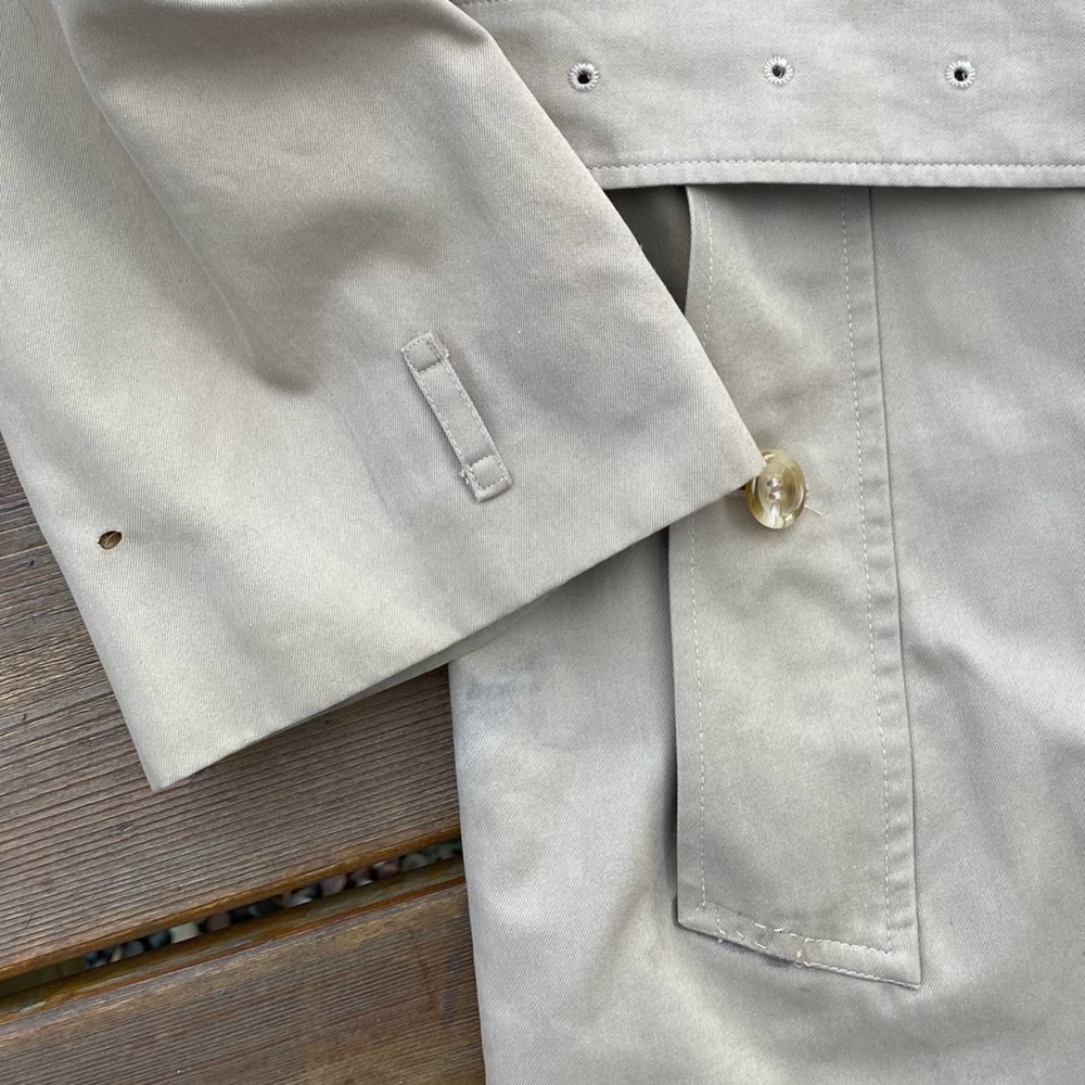 Vintage Burberry Trench w/Nova CHECK Lining🔥Made in 🇬🇧UPSCALE Details🔥GUC/C+ - Picture 13 of 16